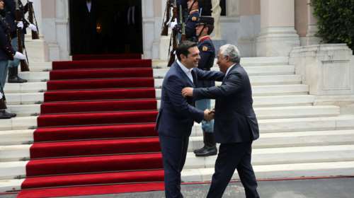 Στο Μέγαρο Μαξίμου ο Πορτογάλος πρωθυπουργός