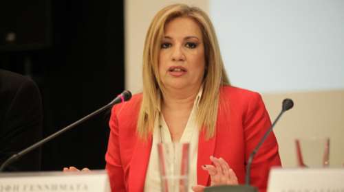 Φώφη: Μόνο στα χαρτιά έχουμε κυβέρνηση