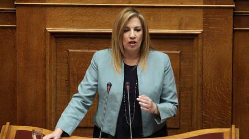 Αποστάσεις Φώφης Γεννηματά από Τσίπρα και Μητσοτάκη