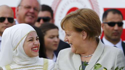 Στον καταυλισμό προσφύγων Nizip στην Τουρκία η Μέρκελ