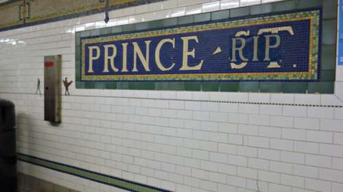 Η Nέα Υόρκη  απέκτησε σταθμό στην μνήμη του Prince