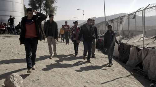 Φωτιά στο κέντρο κράτησης της Μόρια στη Λέσβο