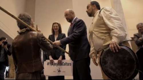 Ο Δον Κιχώτης &amp; ο Σάντσο πήγαν στο Ευρωπαϊκό Κοινοβούλιο