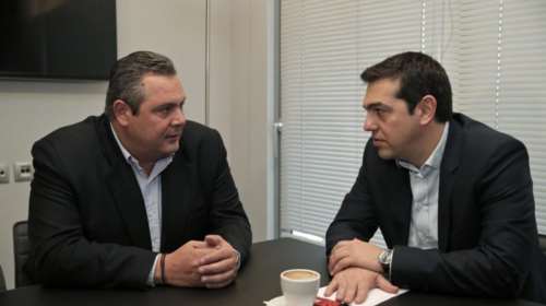 Στη φρεγάτα «Αδριάς» Τσίπρας-Καμμένος