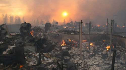 Εικόνες αποκάλυψης στην Αλμπέρτα του Καναδά