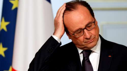 Σε ιστορικά χαμηλό ποσοστό η δημοτικότητα του Ολάντ