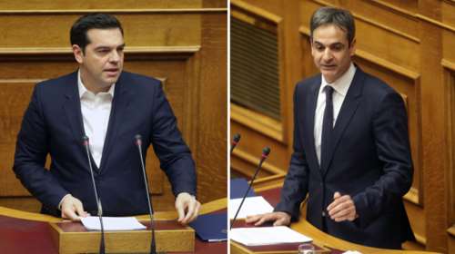 Σύγκρουση Τσίπρα - Κυριάκου εφ&#39; όλης της ύλης στη Βουλή