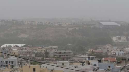 «Χάθηκε» το Ηράκλειο από την αφρικανική σκόνη