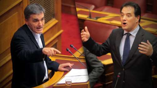 Καυγάς Αδωνι-Τσακαλώτου στη Βουλή: Είσαι ξεφτίλας- εσύ τι είσαι;