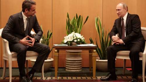 Συνάντηση Μητσοτάκη - Πούτιν για την ενίσχυση των οικονομικών σχέσεων