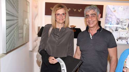 Σοφιστικέ και σικάτη η Αντα Παπανδρέου στην Art Athina - φωτό-