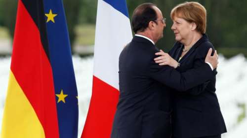 Έκκληση Μέρκελ - Ολάντ για προστασία της Ευρώπης