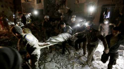 Εικόνες που σοκάρουν στην  Ιμπλίμπ της Συρίας