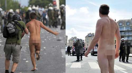 Το μυστήριο της γυμνής διαμαρτυρίας: Από την Καέν στην Αθήνα