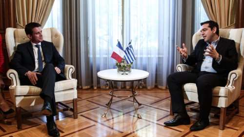Μανουέλ Βαλς: Η Γαλλία είναι στο πλευρό της Ελλάδας