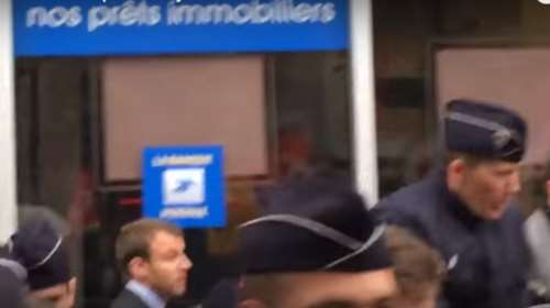 Με αυγά υποδέχθηκαν τον Μακρόν στο Παρίσι διαδηλωτές-βίντεο