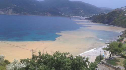 Ζημιές στη Σκόπελο από τη σφορδρή καταιγίδα-Δείτε φωτο