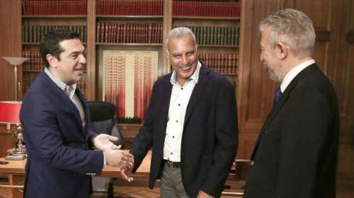 Τι δήλωσε ο Νίκος Γκάλης για τη συνάντηση του με τον Τσίπρα στο Μαξίμου