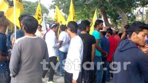 Πορεία Πακιστανών στη Θήβα, καταγγέλλουν νέα «Μανωλάδα»