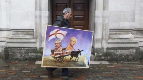 Ο ζωγράφος που σατιρίζει τους υπέρμαχους του Brexit