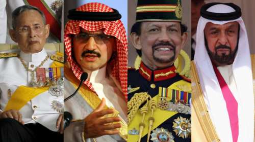 Αυτοί είναι οι 12 πλουσιότεροι γαλαζοαίματοι του κόσμου