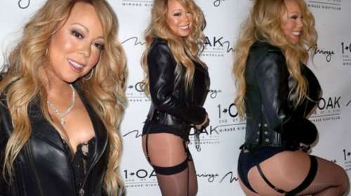 Η Μαράια Κάρεϊ έβαλε τις ζαρτιέρες της και βγήκε βόλτα