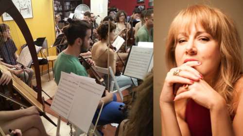 Η Έλλη Πασπαλά τραγουδά στις πρόβες I love Athens