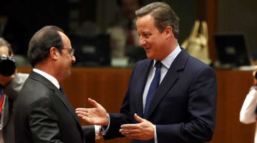 Η συγκίνηση του Κάμερον και οι ατάκες Μέρκελ - Ολάντ στο δείπνο