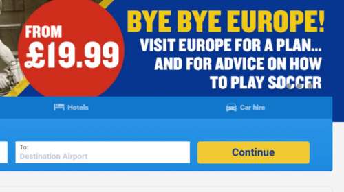 Το ...τρολάρισμα της Ryanair για Brexit και ποδόσφαιρο