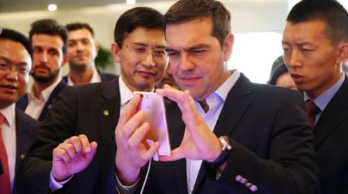 Τι είδε ο Tσίπρας στην έδρα του κολοσσού Huawei