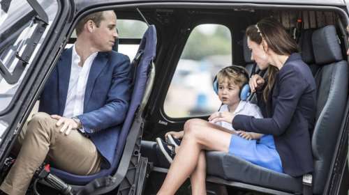 Πρίγκηπας Γεώργιος: Ο πιο γλυκός επιβάτης ελικοπτέρου