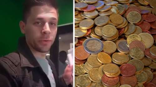 Εκανε έξαλλους τους εφοριακούς πληρώνοντας ένα πρόστιμο με κέρματα - ΒΙΝΤΕΟ