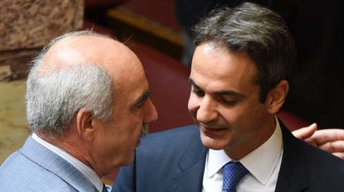 Και ξαφνικά... συνάντηση Μητσοτάκη - Μεϊμαράκη