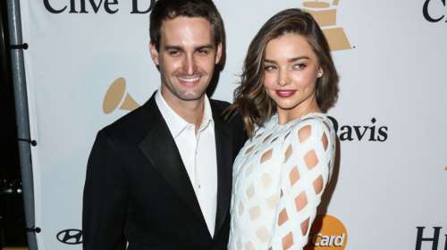 Η 33χρονη Μιράντα Κερ παντρεύεται τον 25χρονο ιδρυτή του Snapchat