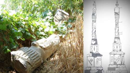 Ορχομενός: Ξαναστήνεται το ιστορικό τρόπαιο του Ρωμαίου Σύλλα.Ηταν 6 μέτρα