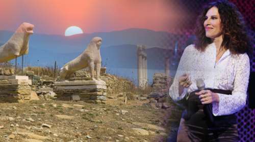 Η Αρβανιτάκη, η μελοποιημένη ποίηση, το δειλινό και τα μνημεία της Δήλου