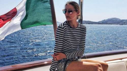 Η διάσημη fashionista Ολίβια Παλέρμο κάνει διακοπές στην Ελλάδα [Εικόνες]