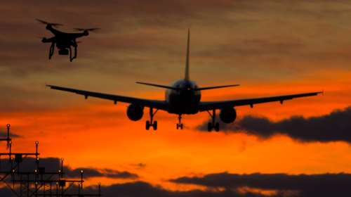 Drone και αεροπλάνο παραλίγο να συγκρουστούν στον αέρα