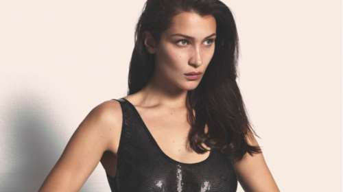 H Mπέλα Χαντίντ γυμνόστηθη στη γαλλική Vogue