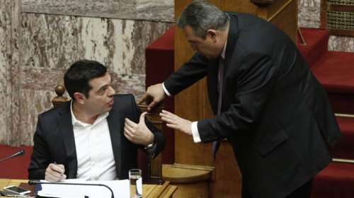 &quot;Θερμό επεισόδιο&quot; με Καμμένο στο Μαξίμου για τα μισθολόγια