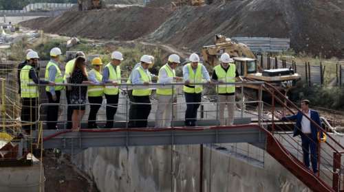 Στο εργοτάξιο του Μετρό στη Θεσσαλονίκη ο Τσίπρας