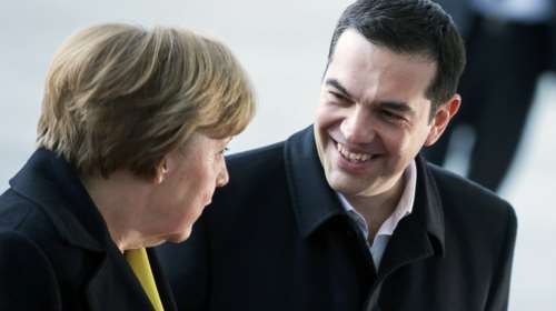 Τηλεφωνική επικοινωνία Τσίπρα - Μέρκελ μία ημέρα πριν την Μπρατισλάβα