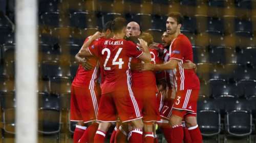 Νίκη του Ολυμπιακού με 0-1 στην Ελβετία απέναντι στη Γιουνγκ Μπόις