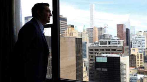 Ο Τσίπρας ποζάρει στη Νέα Υόρκη στον φακό του Reuters