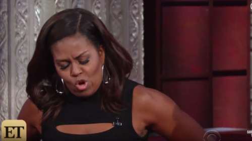 Η Μισέλ μιμείται τον Ομπάμα και το κοινό παραληρεί [Βίντεο]