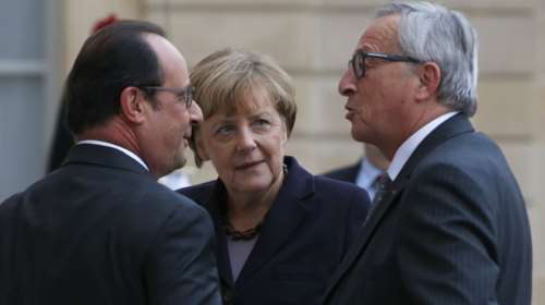 Νέο ραντεβού Μέρκελ-Ολάντ-Γιούνκερ, πόρτα στον Ρέντσι