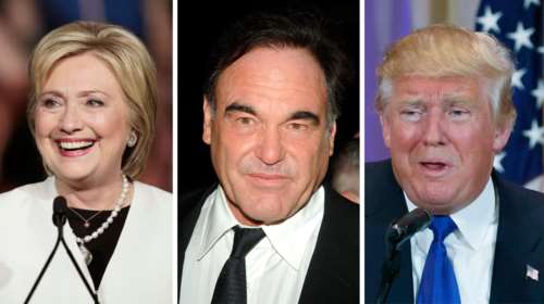 Ολίβερ Στόουν: «Πολεμοχαρής» η Χίλαρι, «τρελός» ο Τραμπ