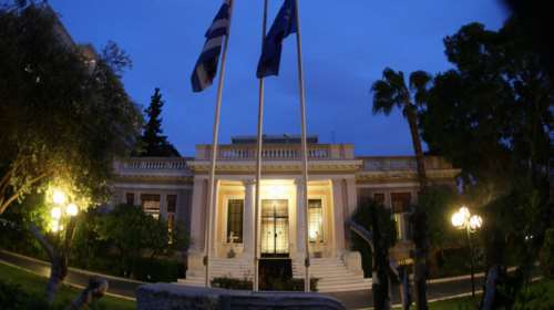 Στο Μέγαρο Μαξίμου Β. Μαρινάκης και Γ. Αλαφούζος