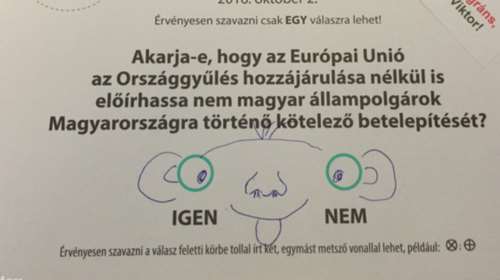 Οι απολαυστικές άκυρες ψήφοι στο δημοψήφισμα της Ουγγαρίας