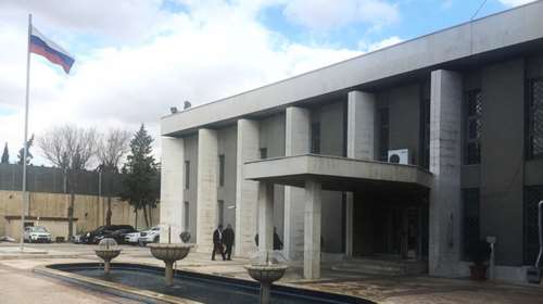 Βομβάρδισαν τη ρωσική πρεσβεία στη Δαμασκό της Συρίας